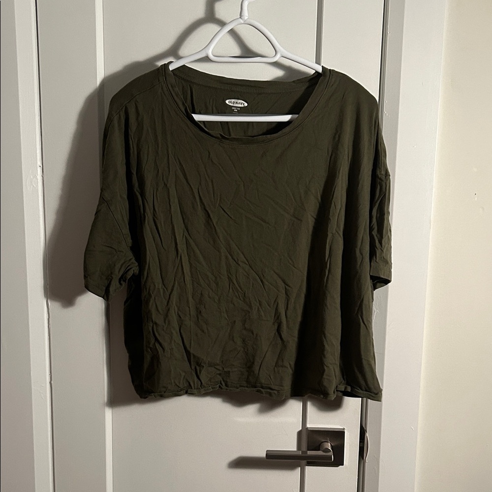 Old Navy Women's Short Sleeve Tee - Dark Green